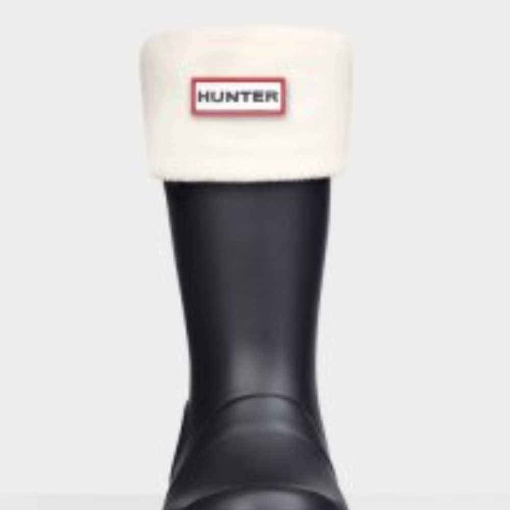 Hunter boots cable knit inserts